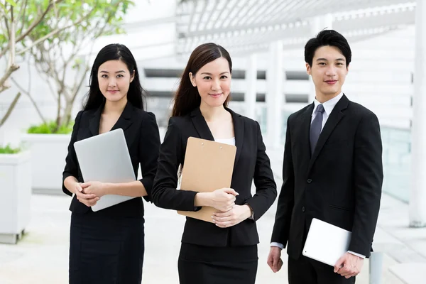 Business people standing at outdoor