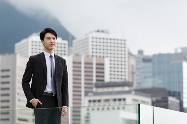 Asian handsome businessman in business suit