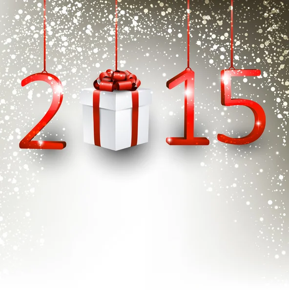 2015 new year gift background.