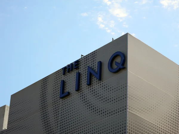 The Linq Sign on side of top of building