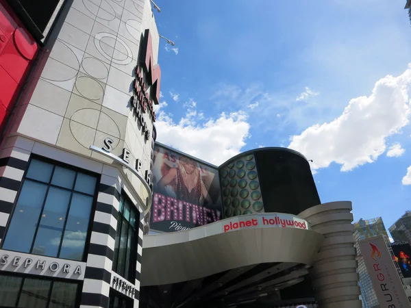 Planet Hollywood Hotel Miracle Mile with Britney Spears ad and c