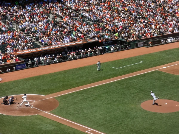 Padres pitcher Clayton Richard steps forward as he throws pitch