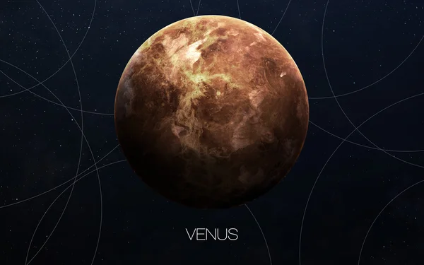 Venus - High resolution images presents planets of the solar system. This image elements furnished by NASA.