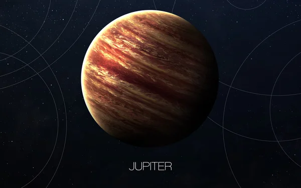 Jupiter - High resolution images presents planets of the solar system. This image elements furnished by NASA.