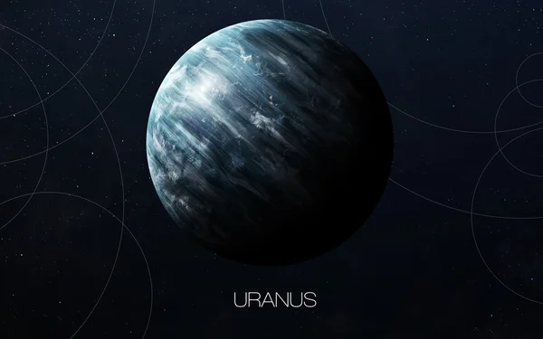 Uranus - High resolution images presents planets of the solar system. This image elements furnished by NASA.