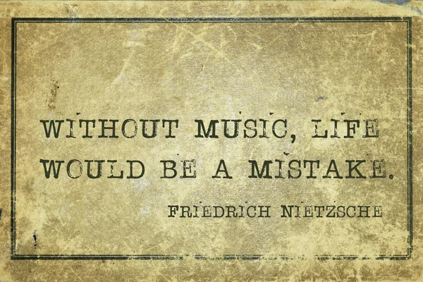 Music life Nietzsche