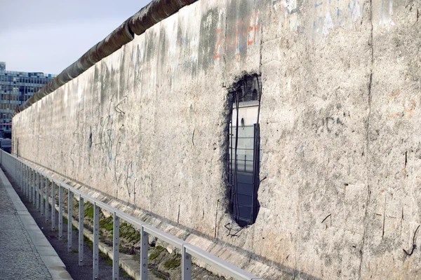 Berlin wall perspective