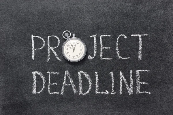 Project deadline watch