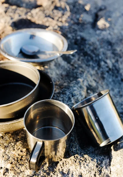 Camping cooking objects