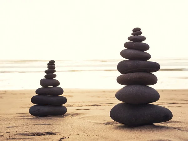 Zen balanced stones