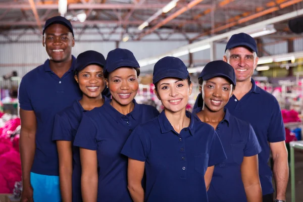 Clothing factory workers