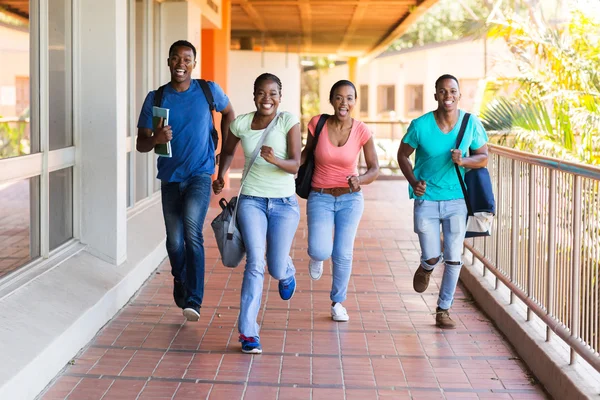 African college students running
