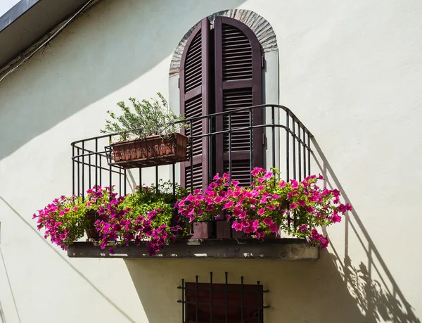 Balcony in old house