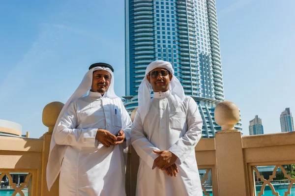 Buildings and people in Dubai, UAE