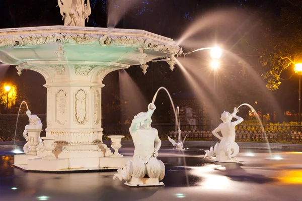 Historic Forsyth Park Fountain Savannah Georgia US