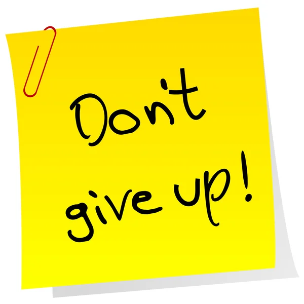 Inspiring message Don't give up - 图库矢量图像 hibrida13 #60032861