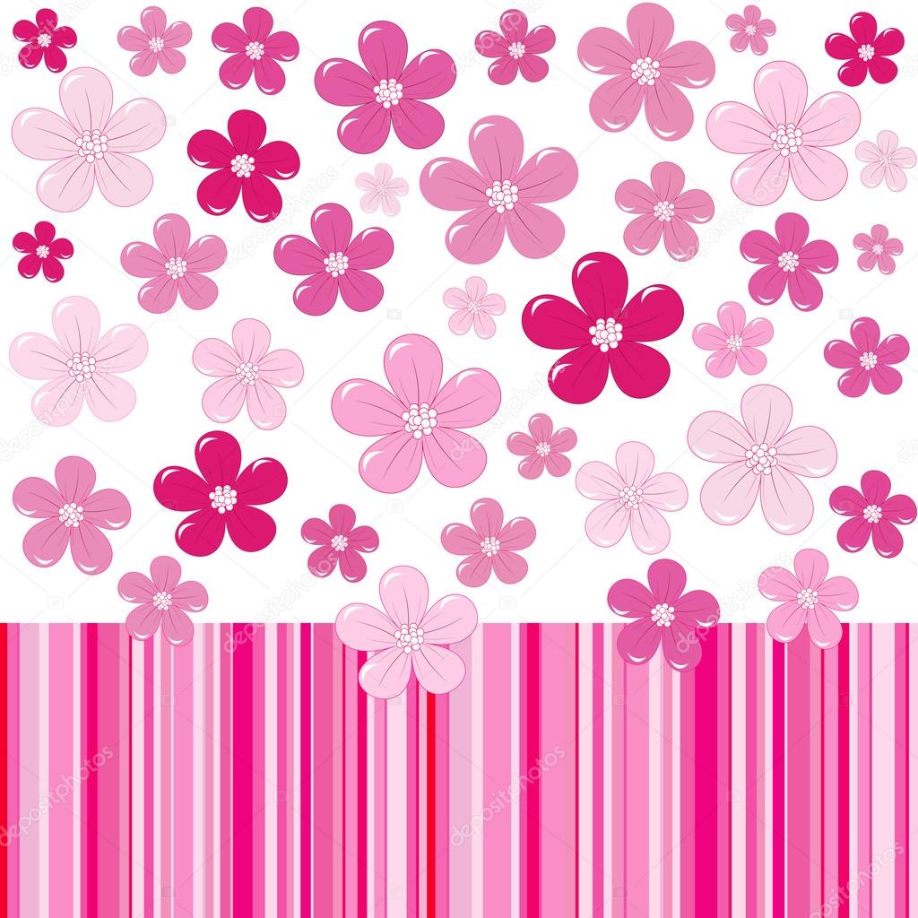 depositphotos_98725522-stock-illustration-pink-background-with-flowers-and A Simple Favor