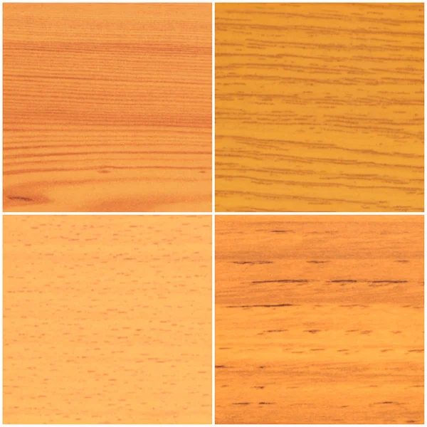 Four wood samples