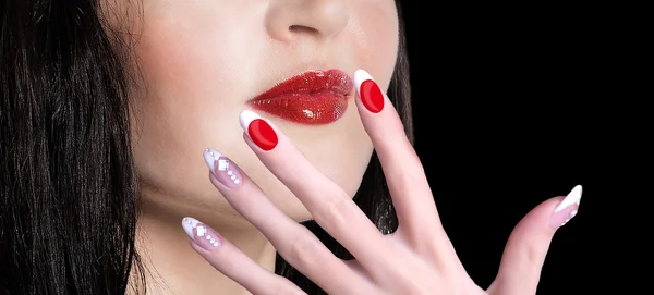 Light Pink  Art  Manicure. Nail. Beauty hands. Fashion Stylish