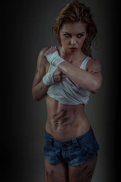 Sexy fitness model