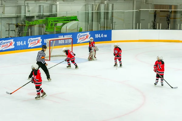 Hockey tournament among children\'s teams