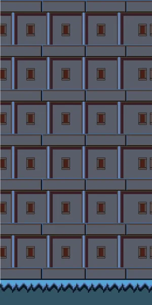 Seamless Retro Game Background Repetitive