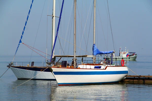 Yachts at the marina