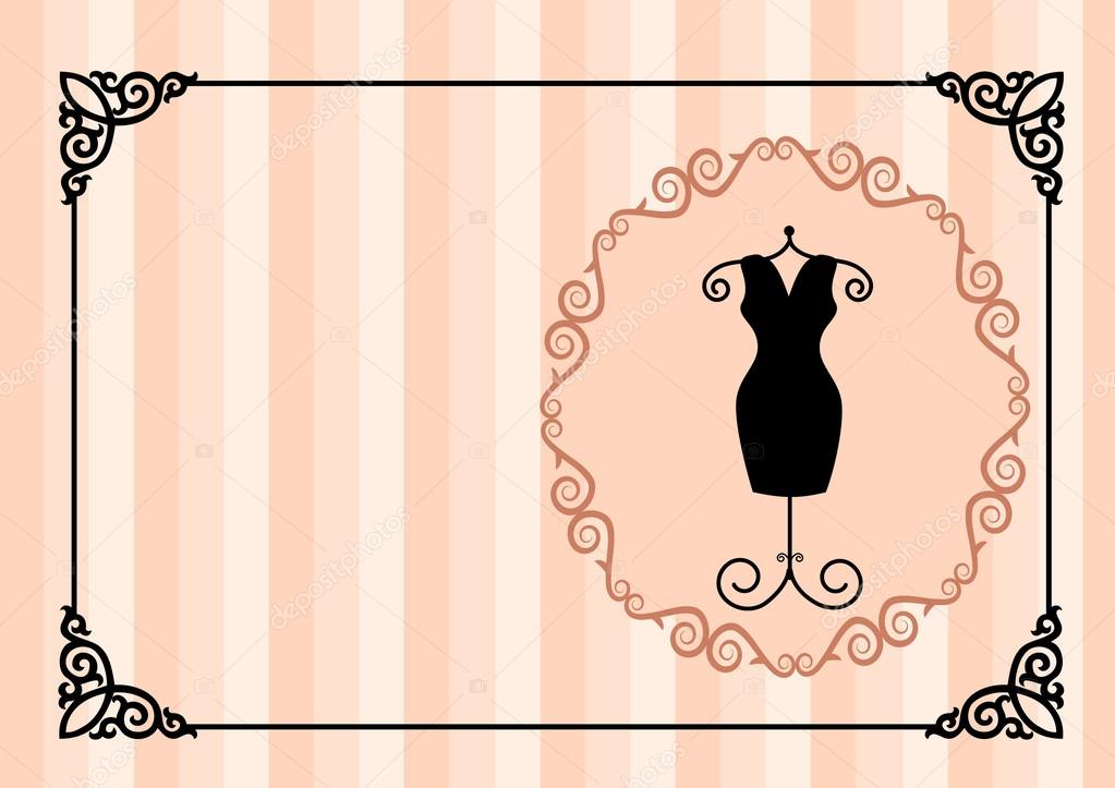 Cart u00e3o de visita um vestuário o ateli u00ea u2014 Vetores de Stock #61431153 Imagem De Atelier ~ Cart u00e3o de visita um vestuário o ateli u00ea u2014 Vetores de Stock #61431153