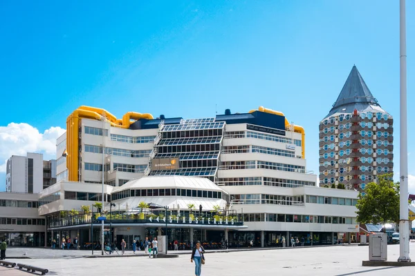 ROTTERDAM, Netherlands - August 10 : Street view of Downtown Rot