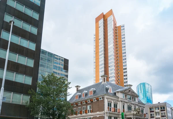 ROTTERDAM, Netherlands - August 10 : Street view of Downtown Rot