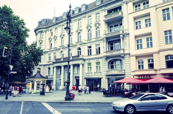 Beautiful street view of Traditional old buildings in Berlin