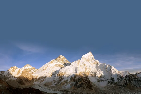 Panoramic view of Mount Everest from Kala Patthar