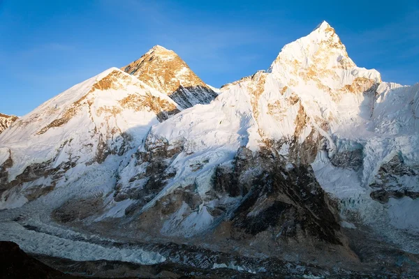 Evening panoramic view of Mount Everest