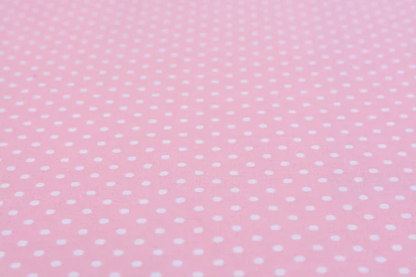 White dot pink background tablecloth