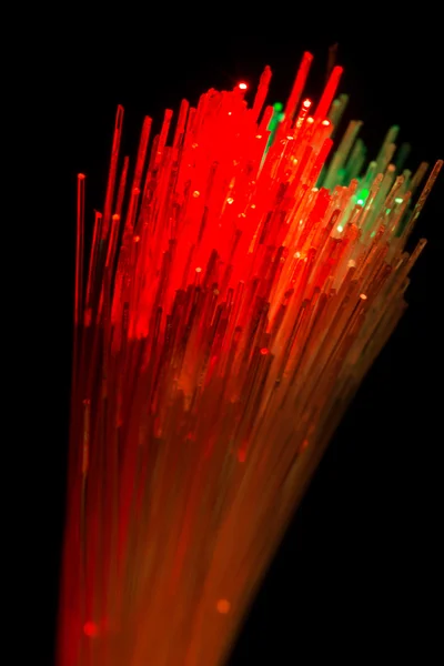 Optical fibres abstract blurred technology background