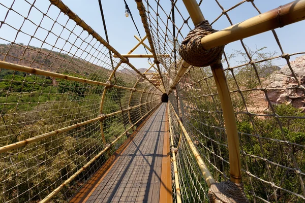 Suspension rope bridge in Sun City South Africa