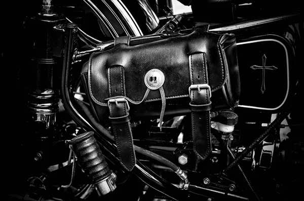 Vintage motorcycle tool bag
