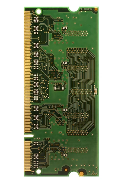 Computor memory chip isolated over white