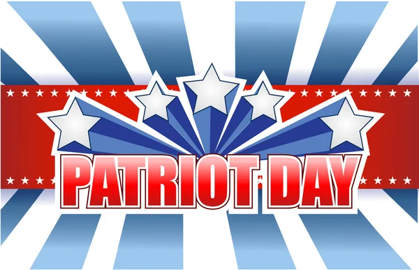 Patriot day sign illustration design