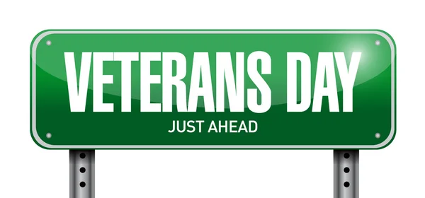 Veterans day post sign illustration design