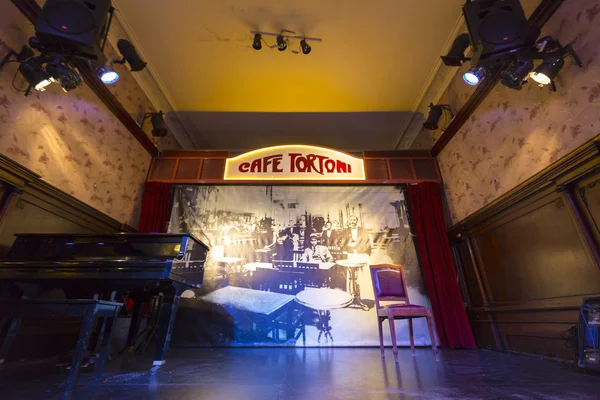 Stage of the Cafe Tortoni in Buenos Aires, Argentina