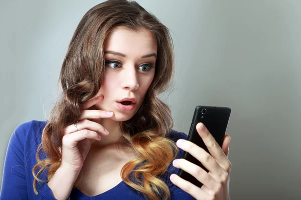 Girl looking at phone