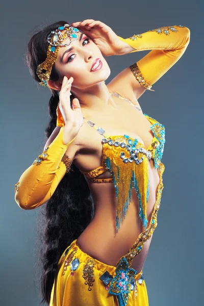Beautiful excotic belly dancer