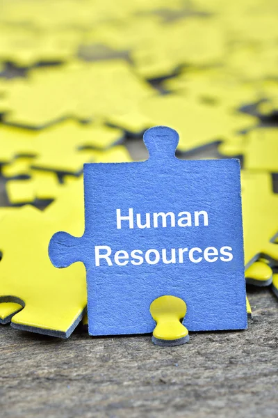 Puzzle with word Human Resources