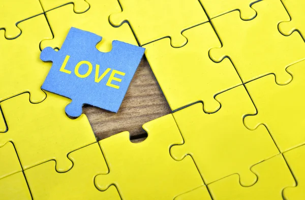 Puzzle with word Love