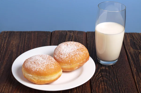 Donuts and milk
