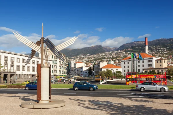 Sculpture standing at Autonomy Square