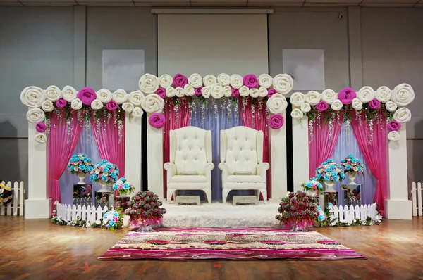 Traditional wedding stage