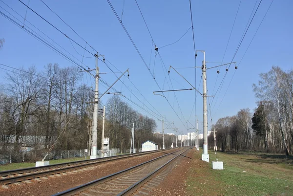 The railway line of the Kiev direction of the Moscow railway