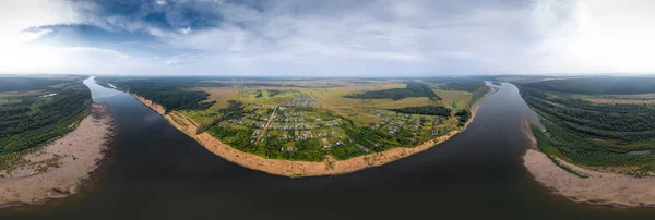 Panorama of the river of Vyatka